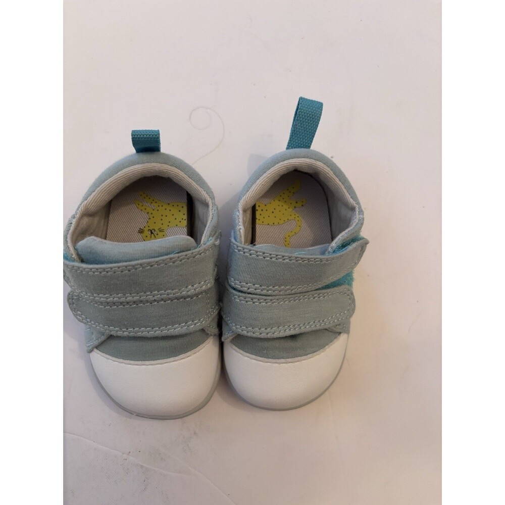 Ten Little First Walker Baby Shoes & Toddler Shoes - Ocean Blue- Size 3
